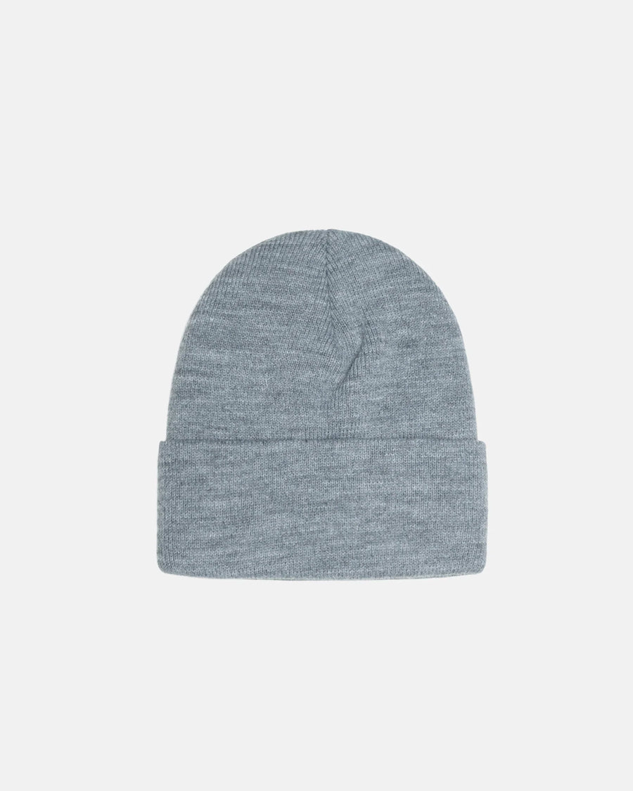 Cuff Beanie Stock - Grey Heather