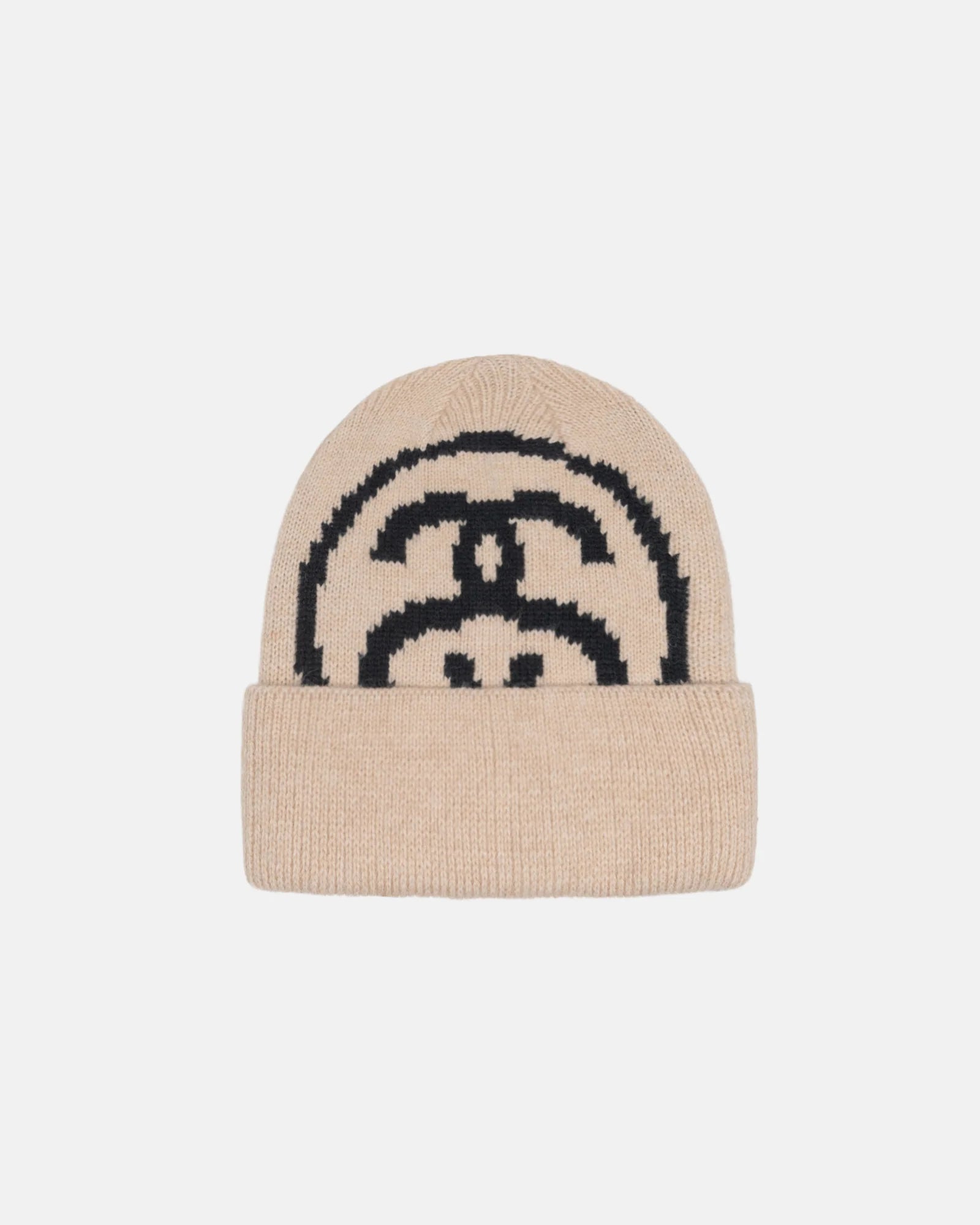 Big Link Cuff Beanie - Natural