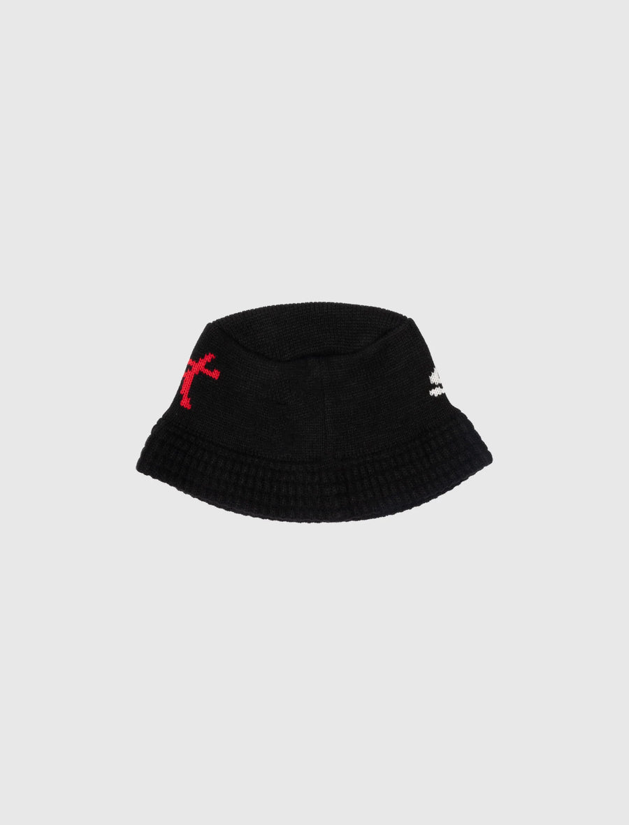 Stussy Sport Knit Bucket - Black