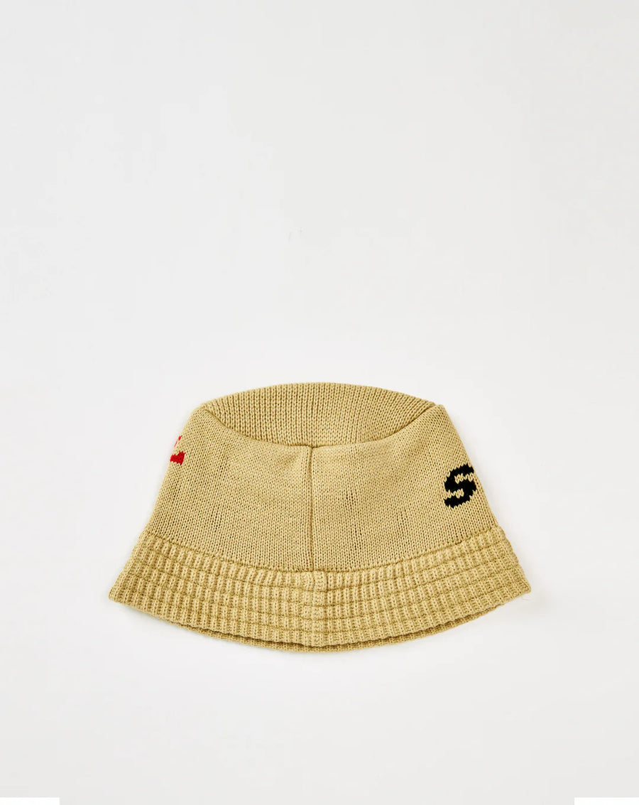 Stussy Sport Knit Bucket - Khaki