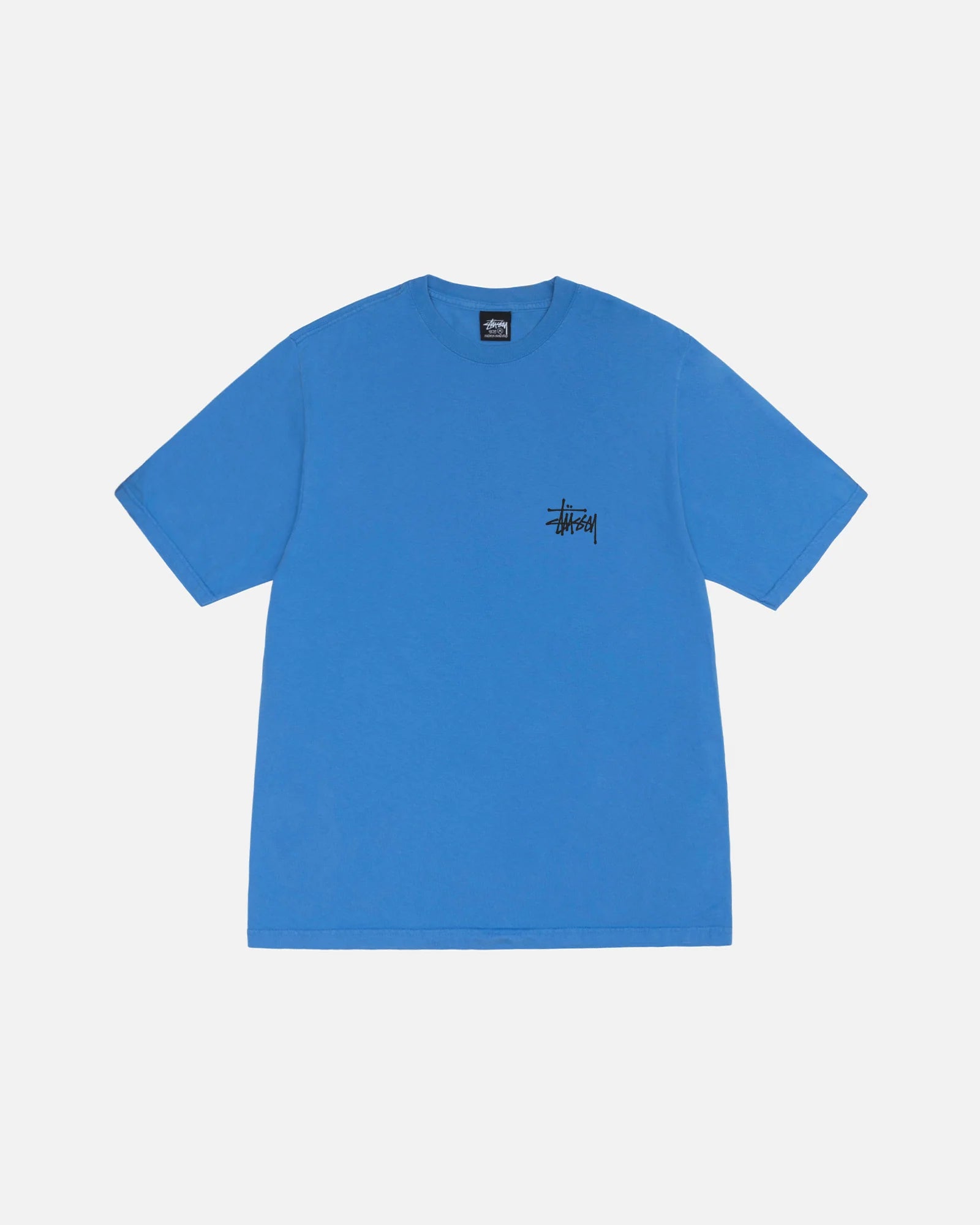 Basic Stussy Tee Pigment Dyed - Blue