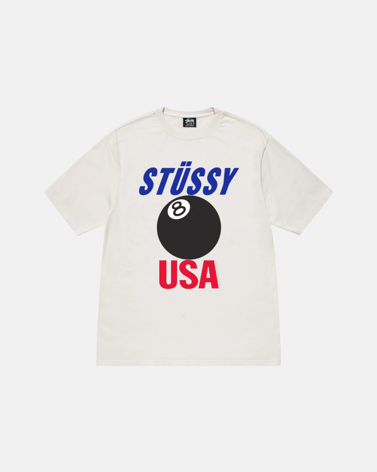 Stussy USA Tee Pigment Dyed - Natural