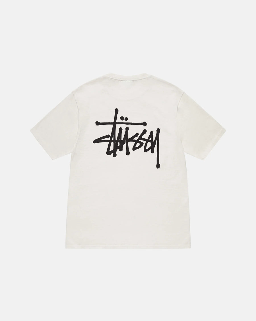 Basic Stussy Tee Pigment Dyed - Natural