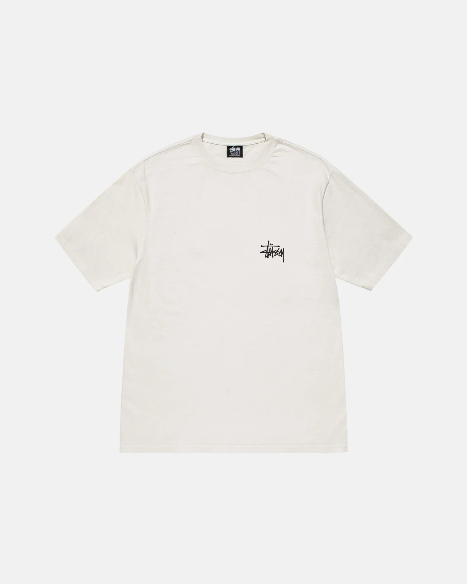 Basic Stussy Tee Pigment Dyed - Natural