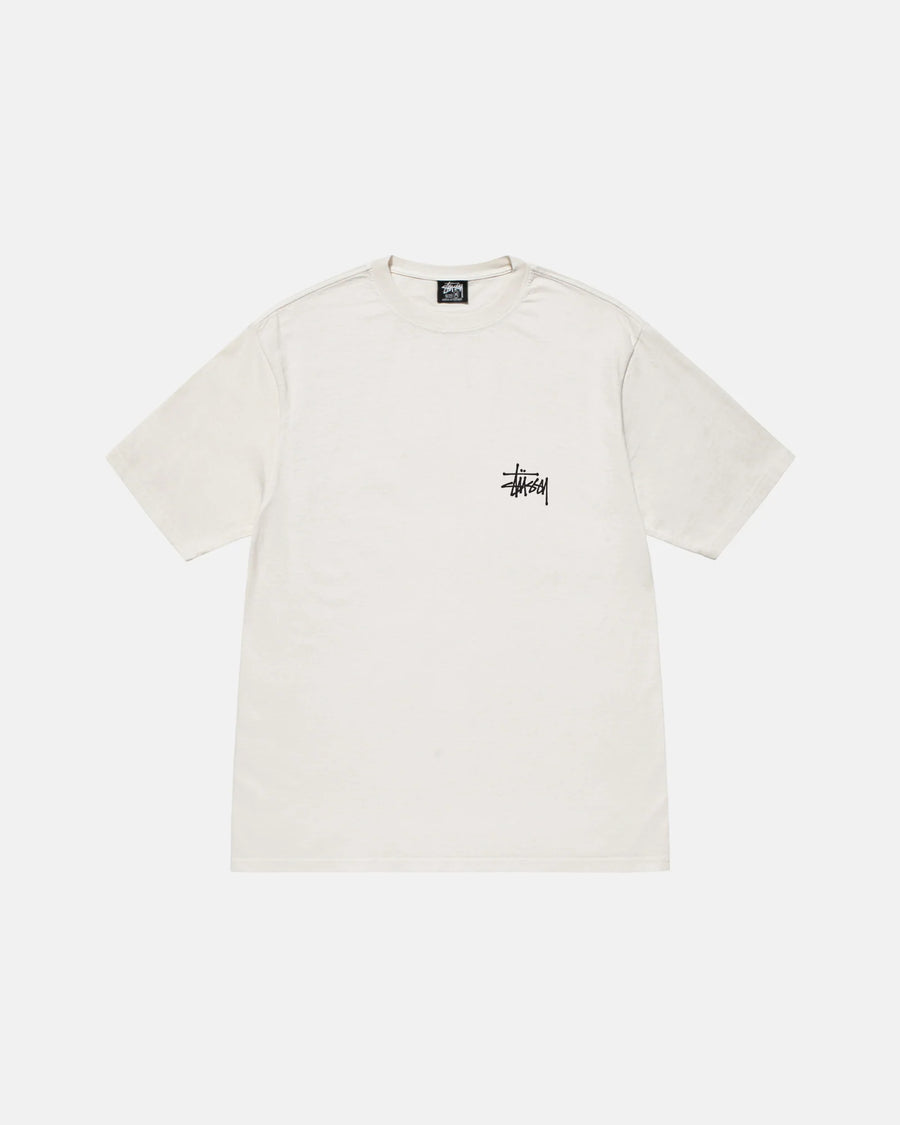 Basic Stussy Tee Pigment Dyed - Natural