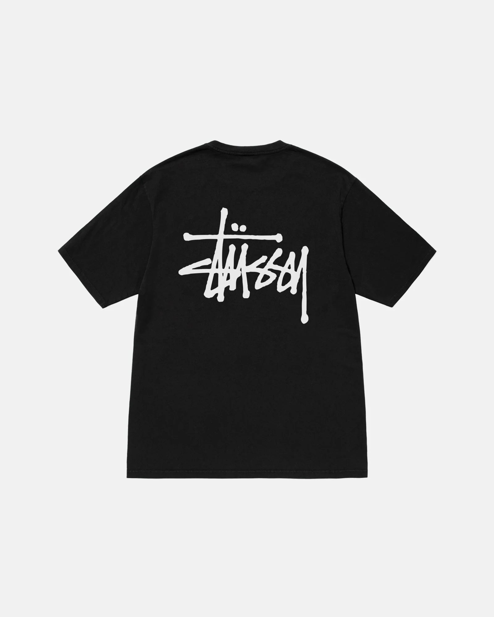 Basic Stussy Tee Pigment Dyed - Black