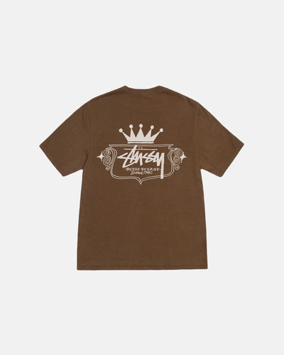 Built To Last Pig Dyed Tee - Brown