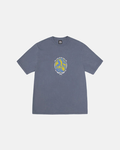 Venus Oval Pig Dyed Tee - Indigo