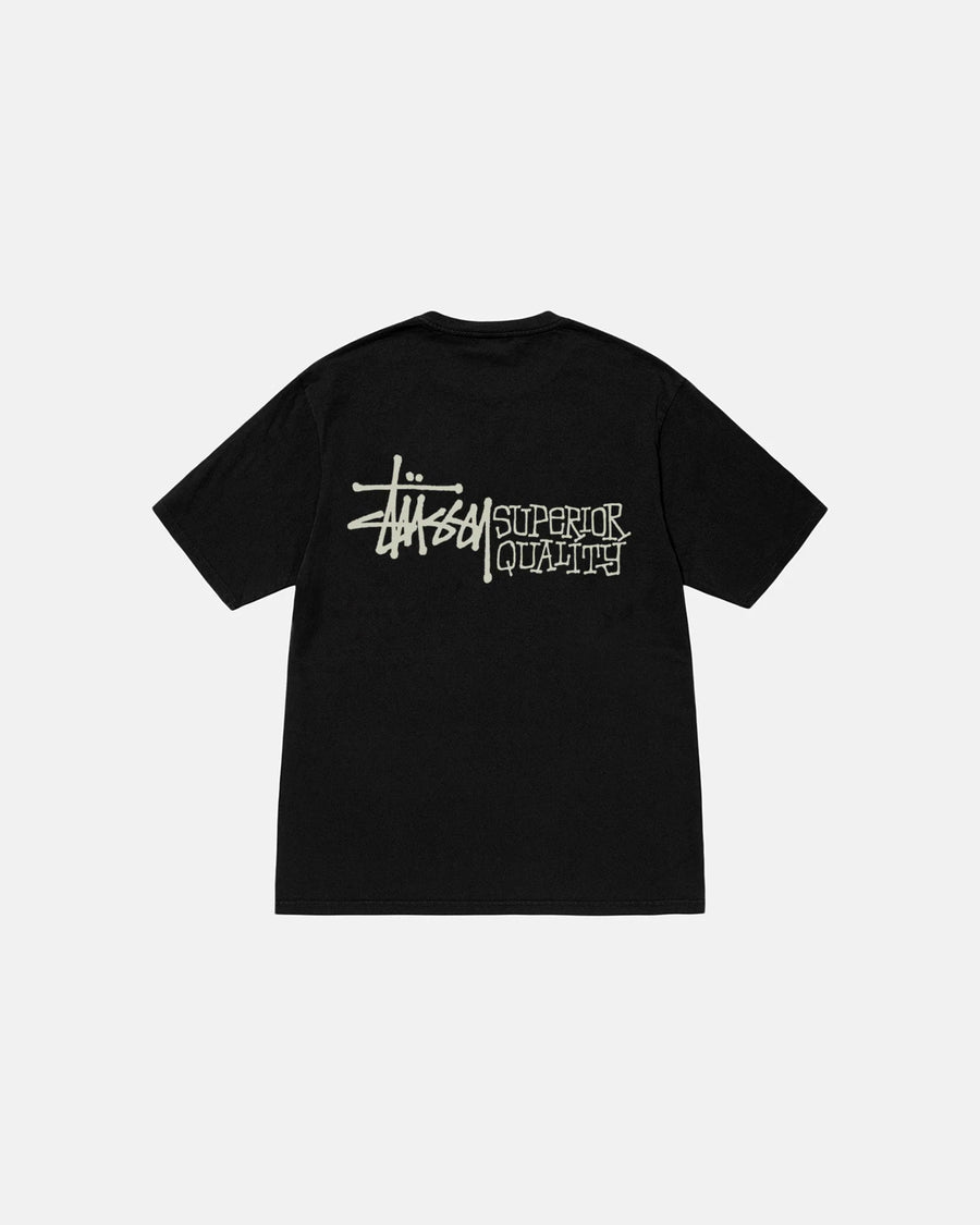 Superior Quality Pig Dyed Tee - Black