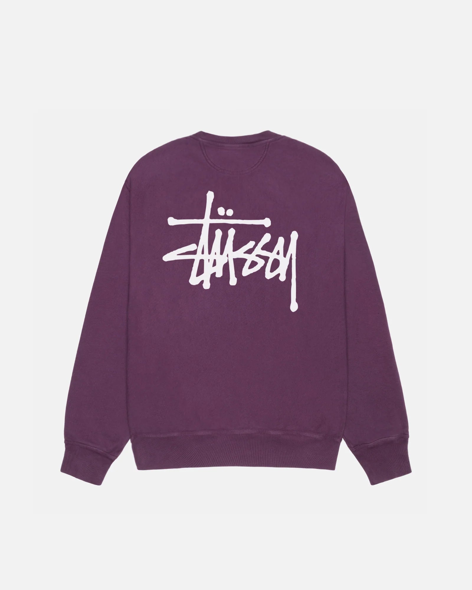 Basic Stussy Pig Dyed Crew - Purple