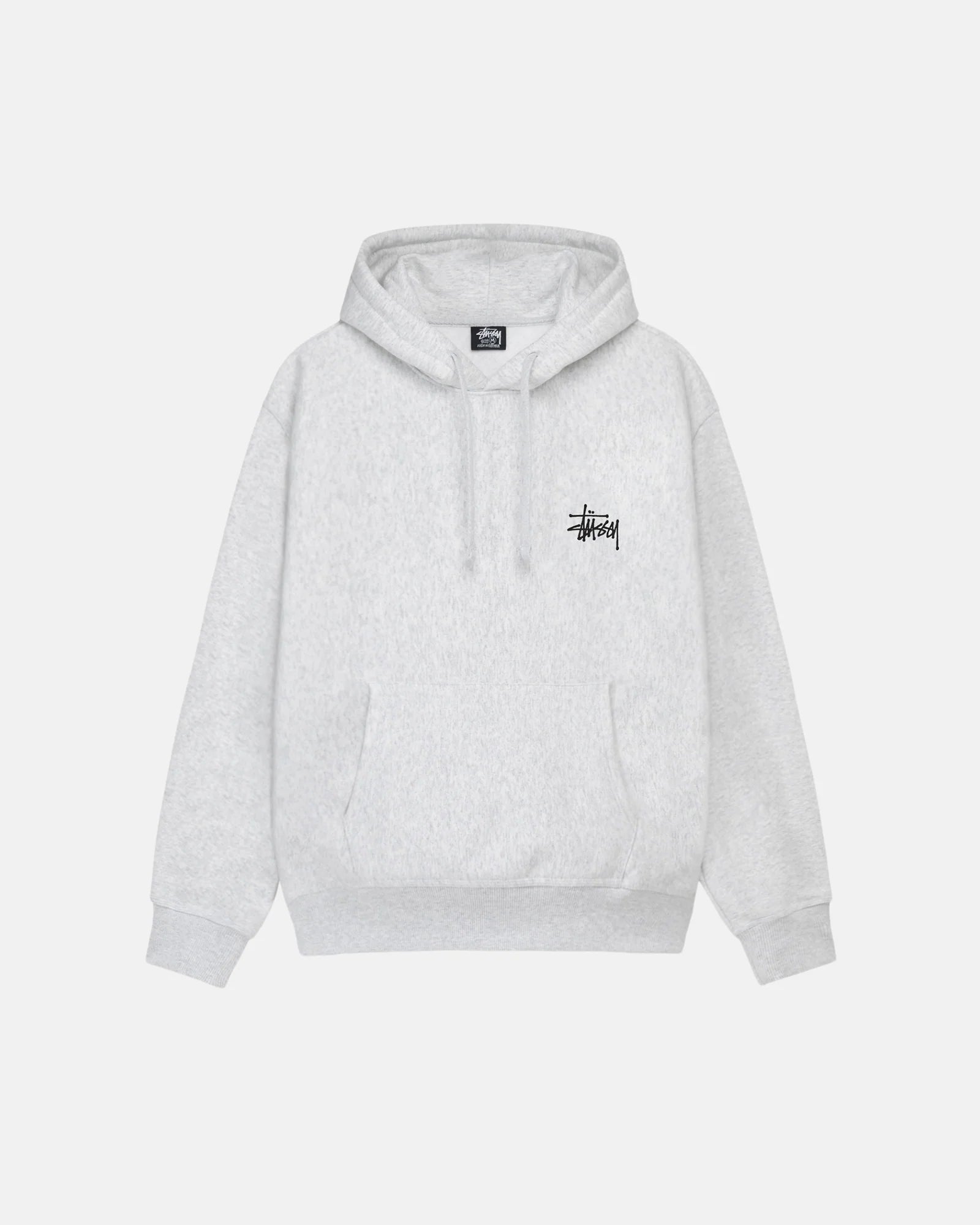 Basic Stussy Hoodie - Ash Heather