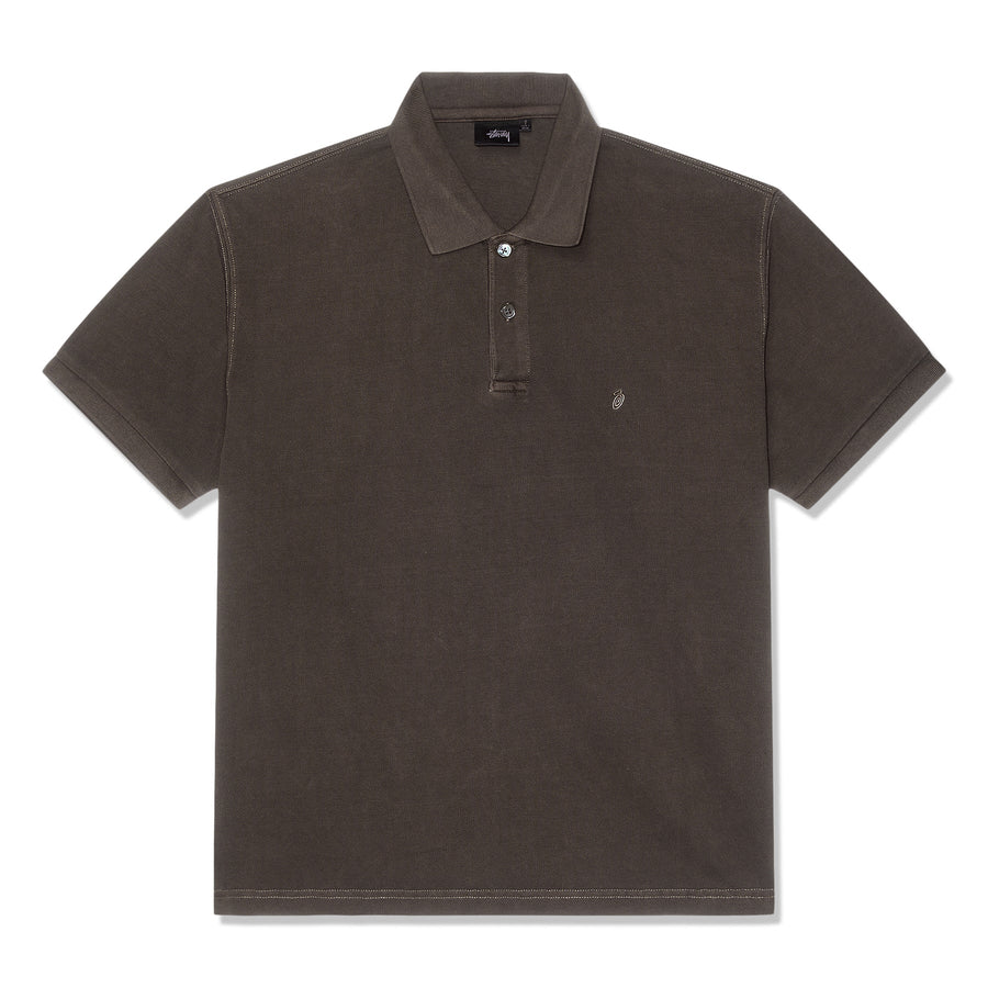 Pique Polo Pig. Dyed - Brown
