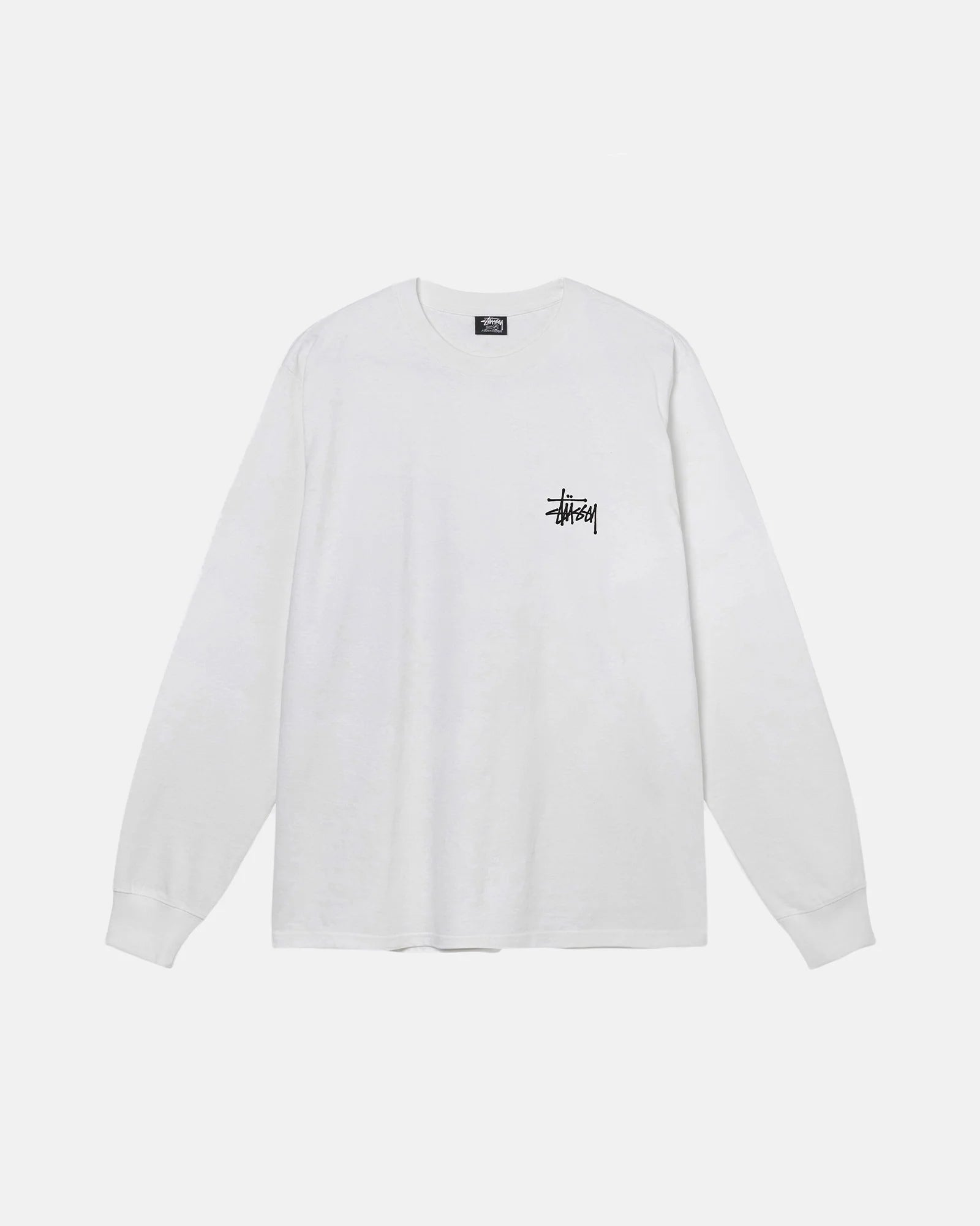 Basic Stussy LS Tee - White