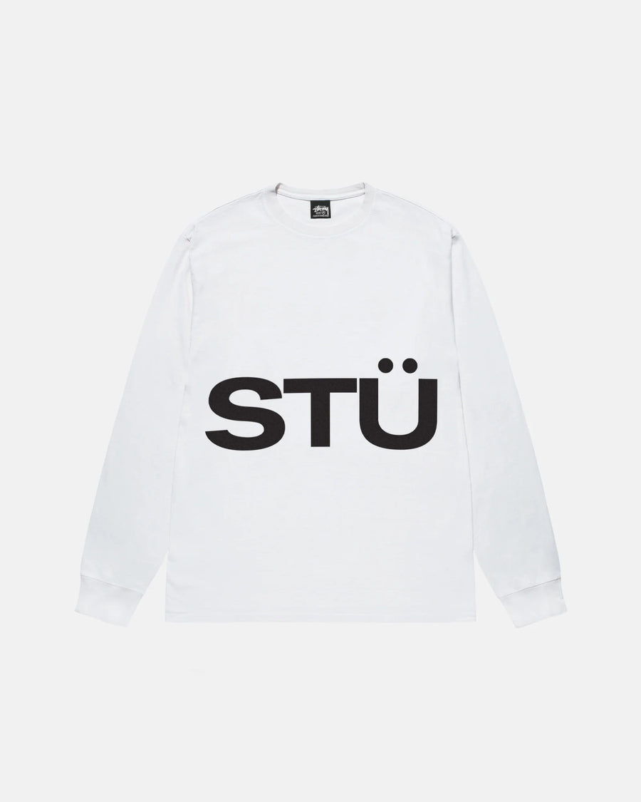 All Caps LS Tee. - White