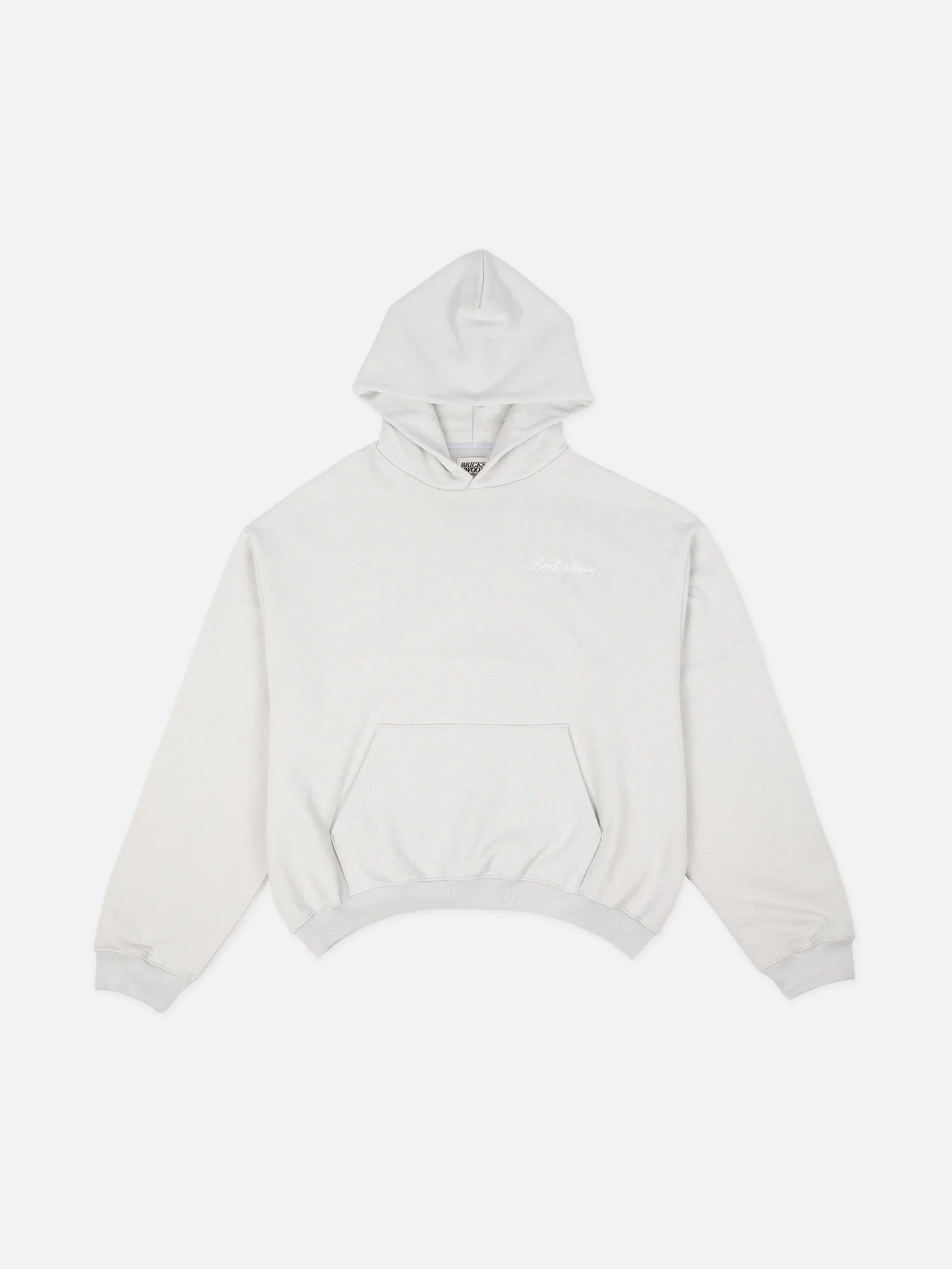 Script Logo hoodie - Grey