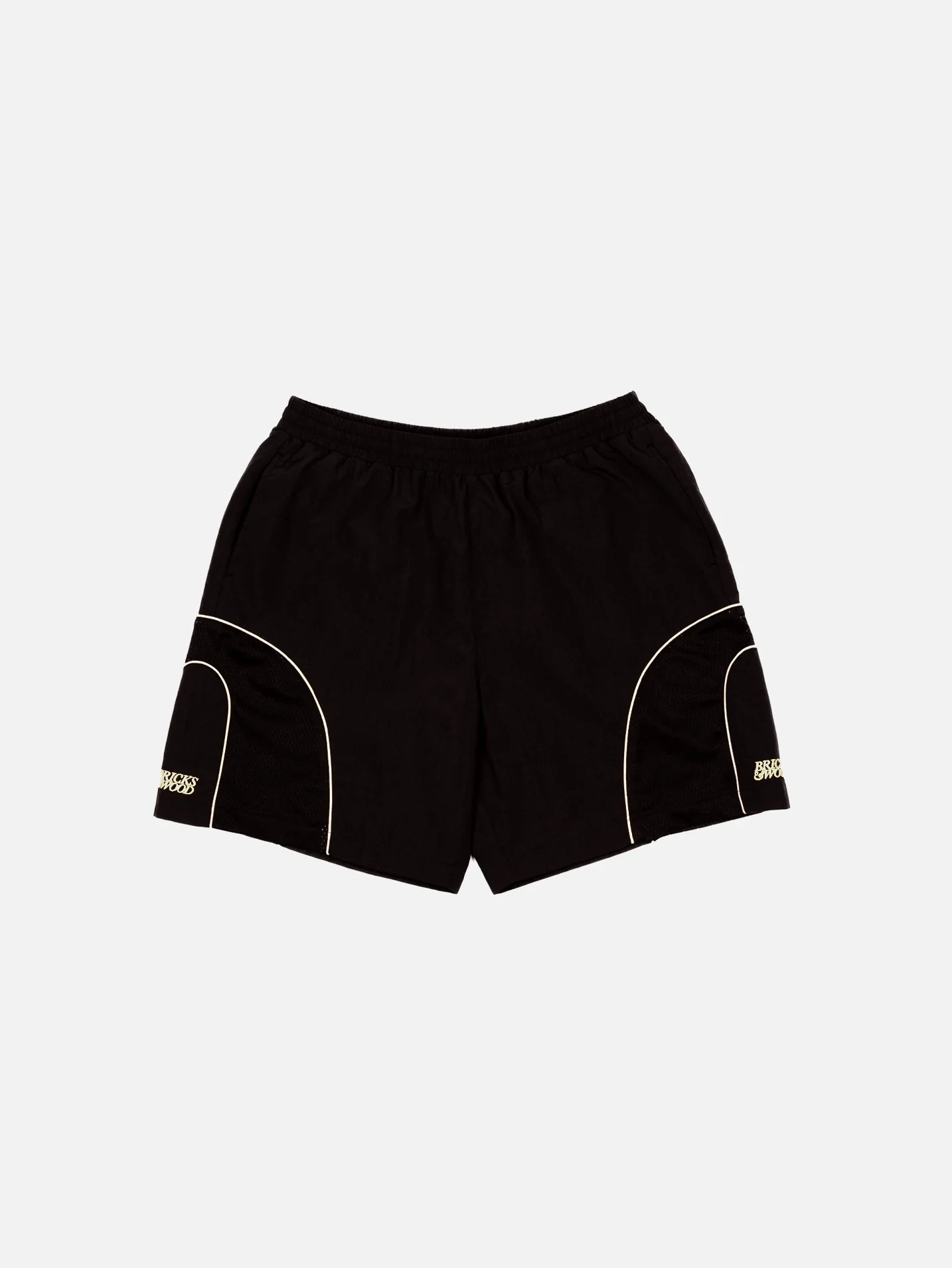 Nylon Half Court Shorts - Black