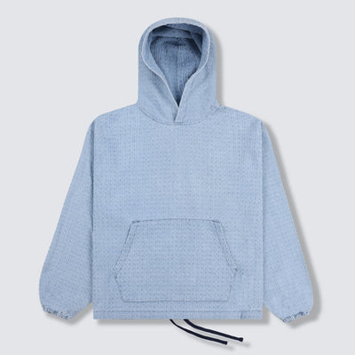 Expand Poncho Hoodie - Blue