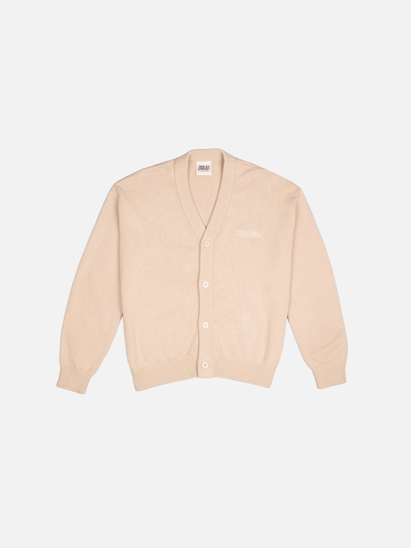 Unspoken | Bricks & Wood Freshmen knit Cardigan - Beige