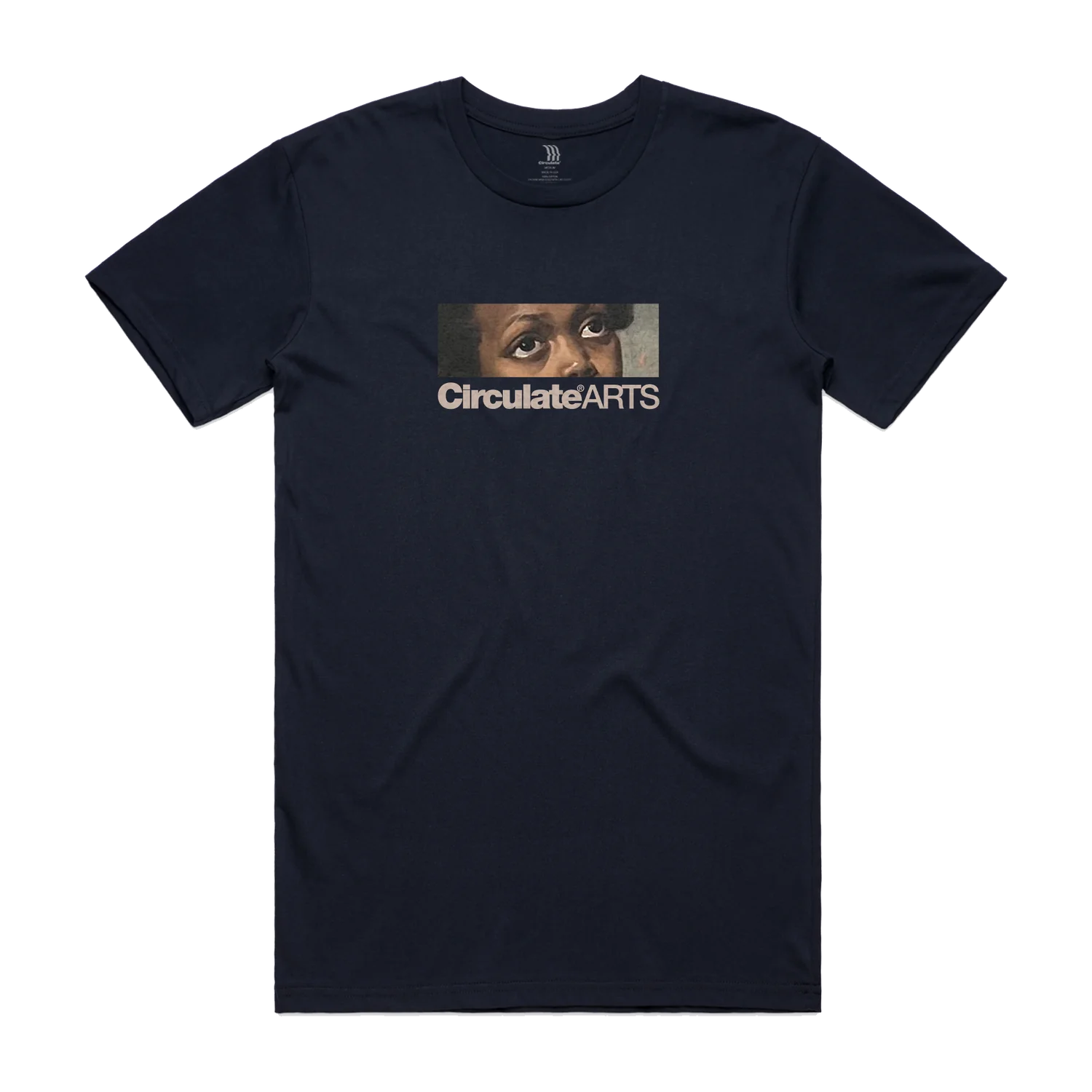 Two Girls T-Shirt- Navy