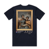 Two Girls T-Shirt- Navy