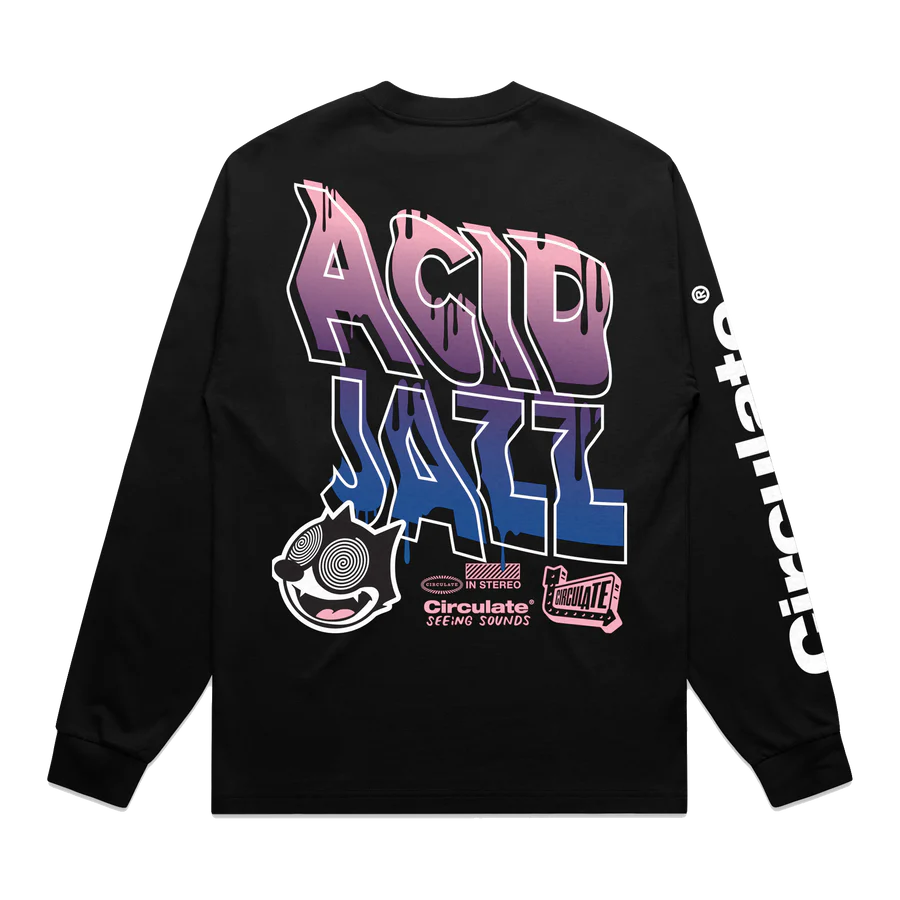 Housecat Long Sleeve T-Shirt - Black