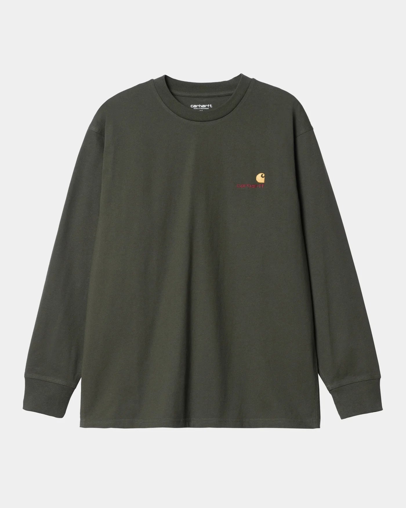 L/S American Script T-Shirt - Plant