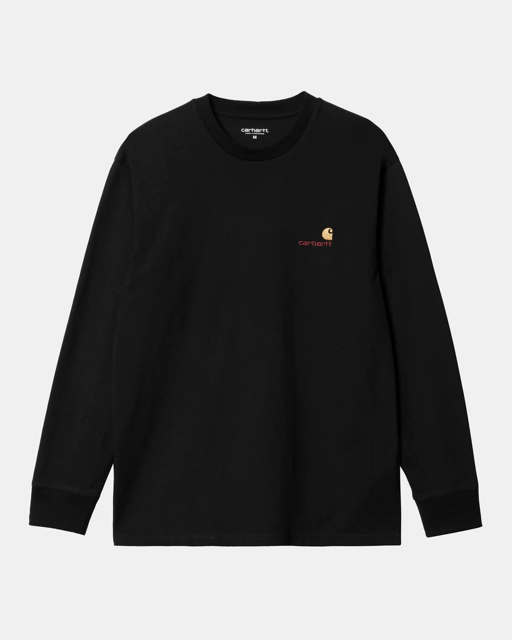 L/S American Script T-Shirt - Black