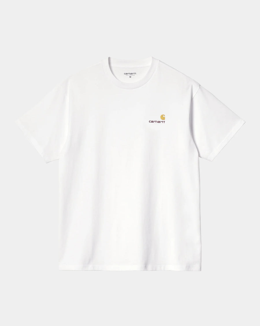 S/S American Script T-Shirt - White