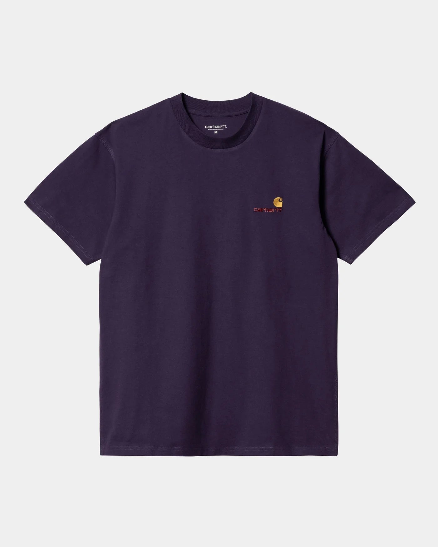 S/S American Script T-Shirt - Cassis