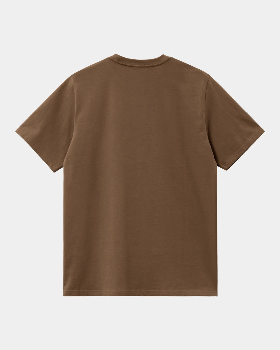 S/S American Script T-Shirt - Lumber