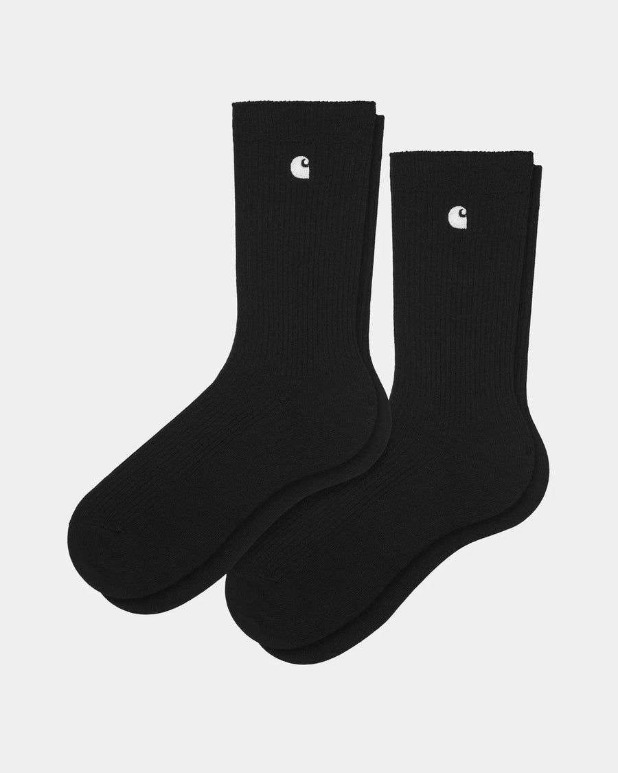Madison Pack Socks - Black / White