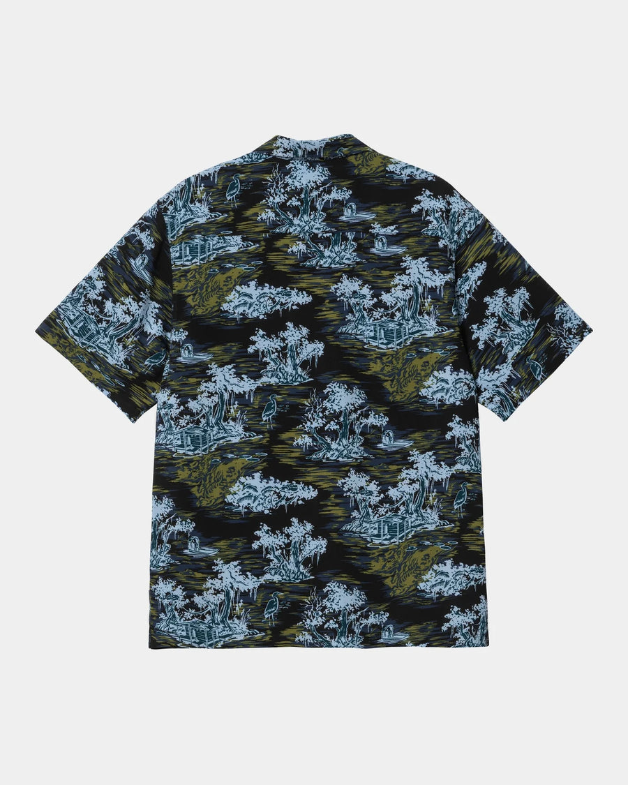 S/S Bayou Shirt - Midnight Bayou Print
