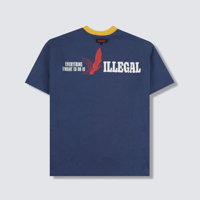 Legal Reversible Heavyweight Shirt - Yellow/Navy