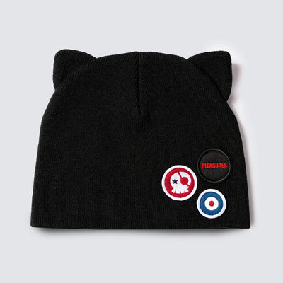 Cat Ears Beanie - Black