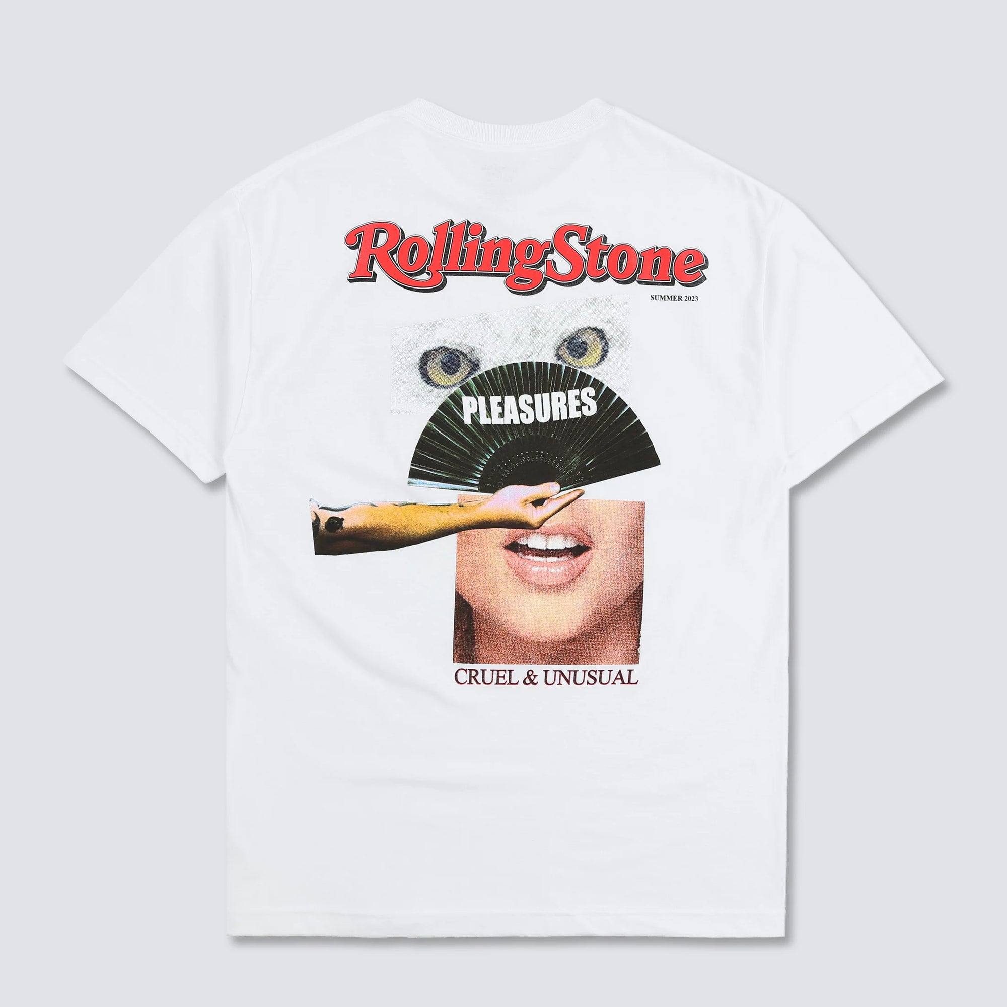 Tシャツ・カットソー [VIVASTUDIO]ROLLING STONES TEE [WHITE] VIVASTUDIO] ROLLING STONES TEE☆韓国の人気☆関税/送料込
