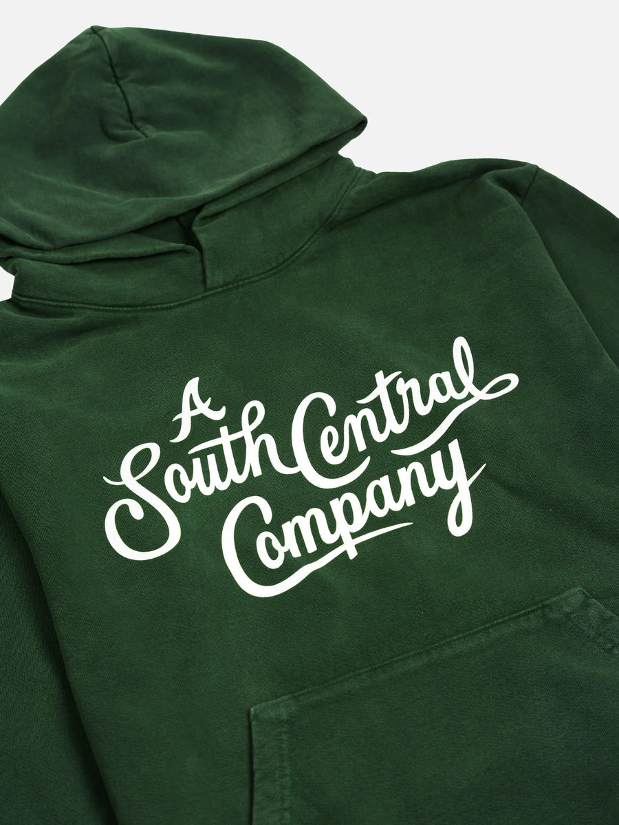 A South Central Company Logo Hoodie - Olive