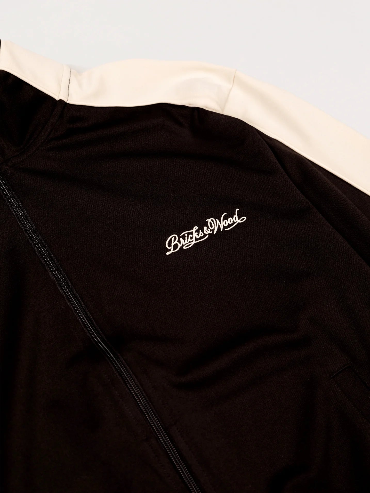 Script Logo Track Jacket - Black