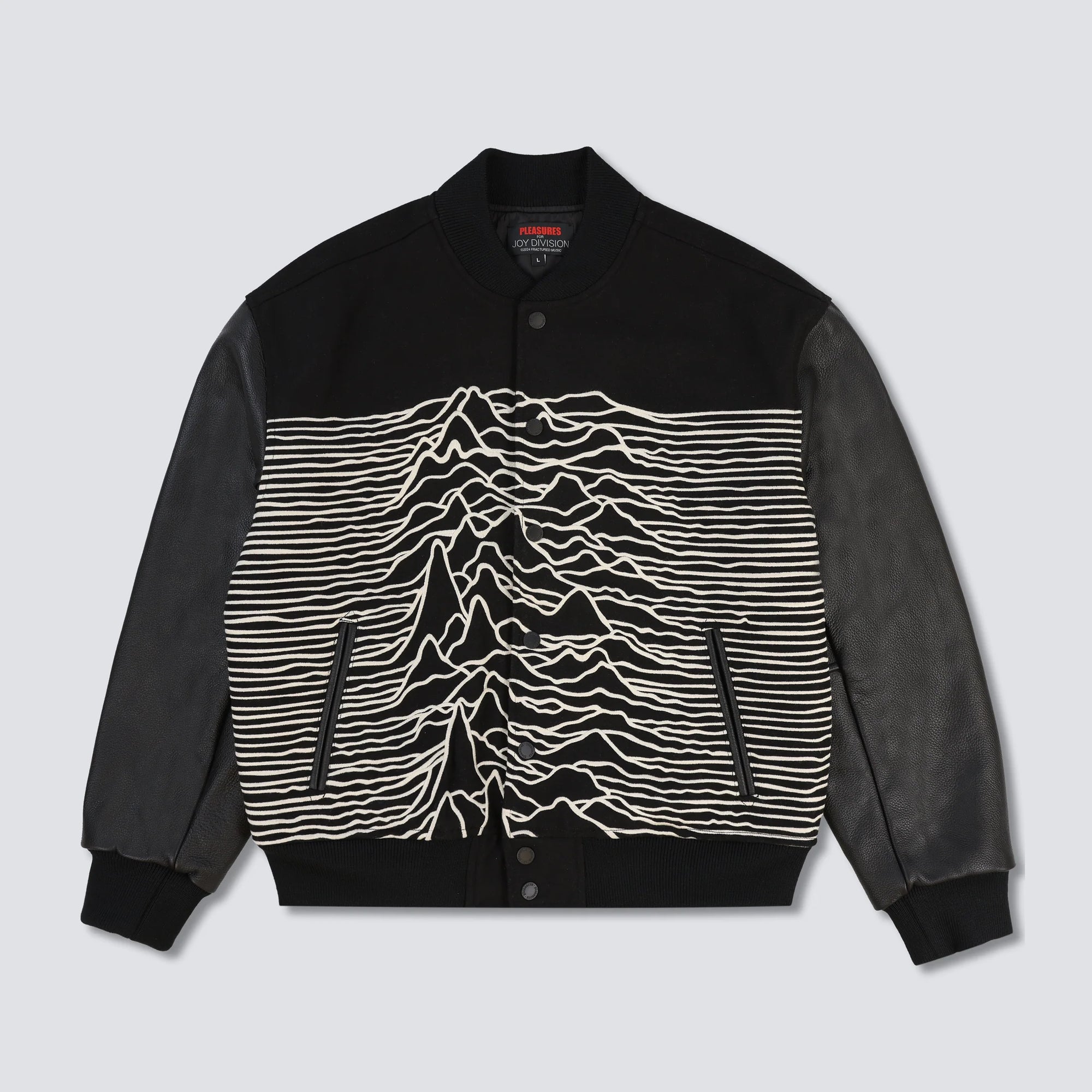 Unknown Pleasures Varsity - Black