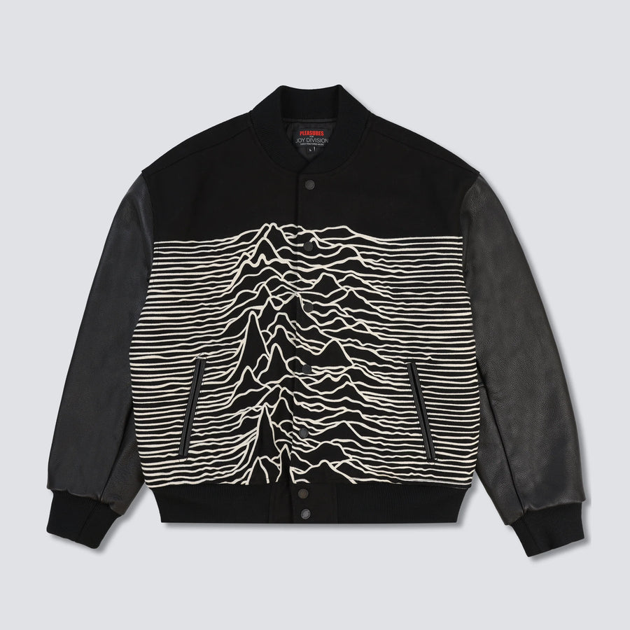 Unknown Pleasures Varsity - Black