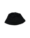 Cable Knit Bucket Hat - Black