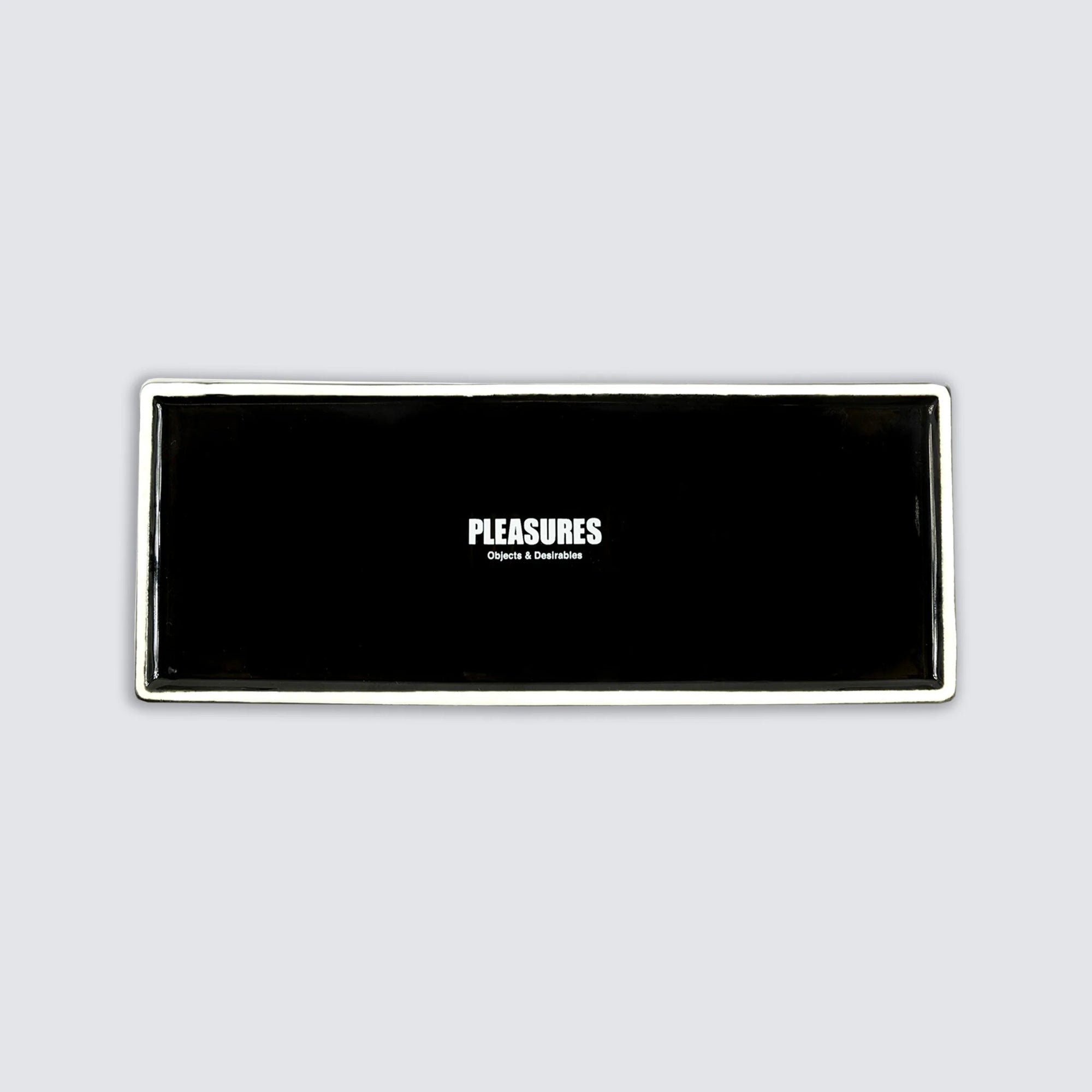 Pleasures Ceramic Tray - Black