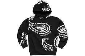 Paisley Hoodie - Black