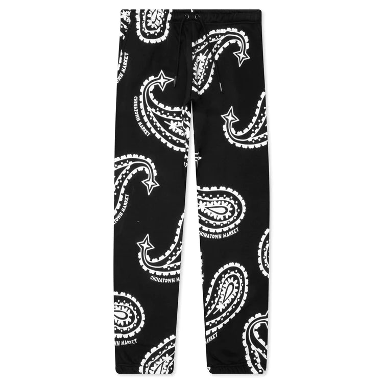 Paisley YG / 4HUNNID Sweatpants - Black