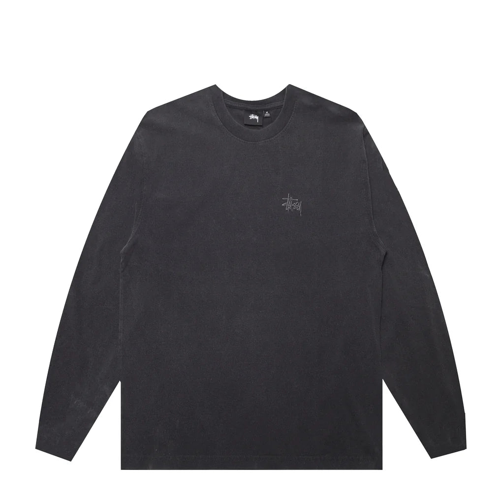 Heavy Washed LS Crew - Faded Black