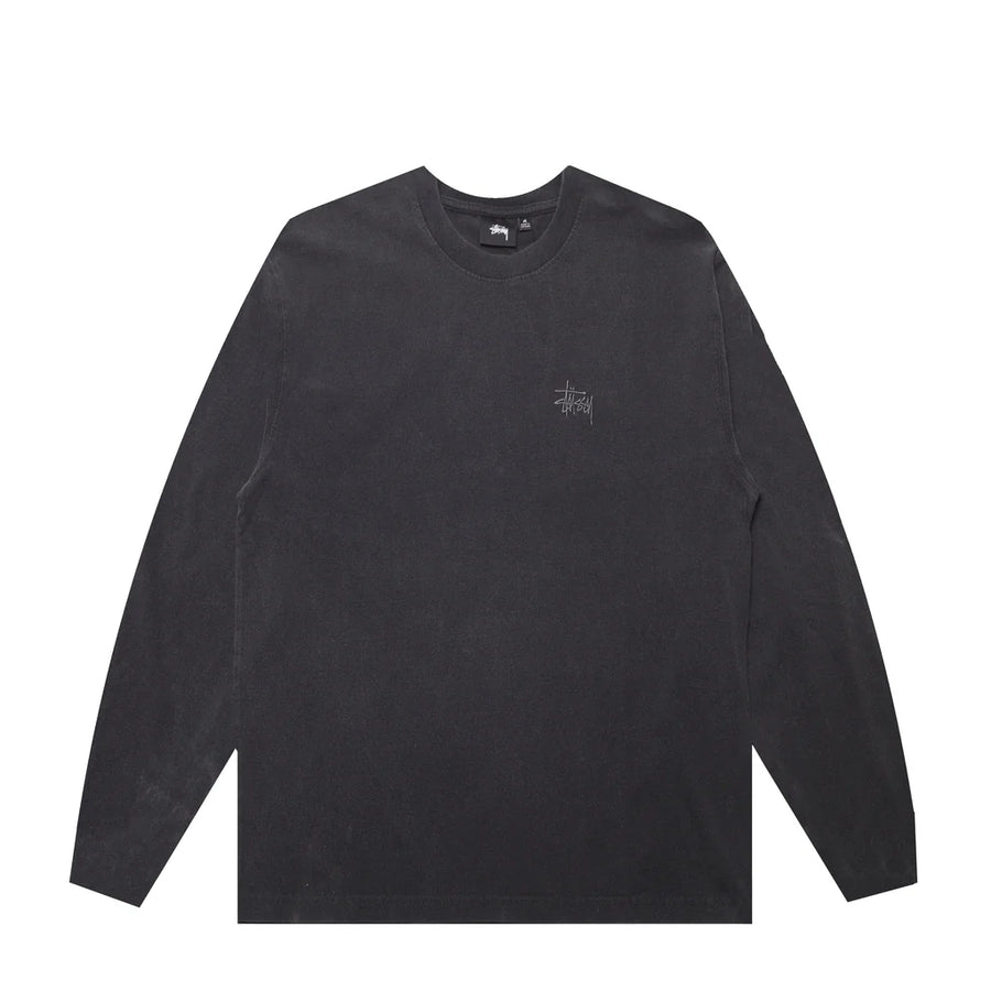 Heavy Washed LS Crew - Faded Black
