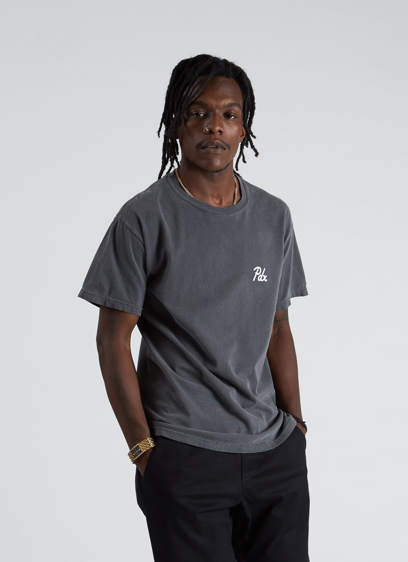 PDX Dyed Tee - Raven