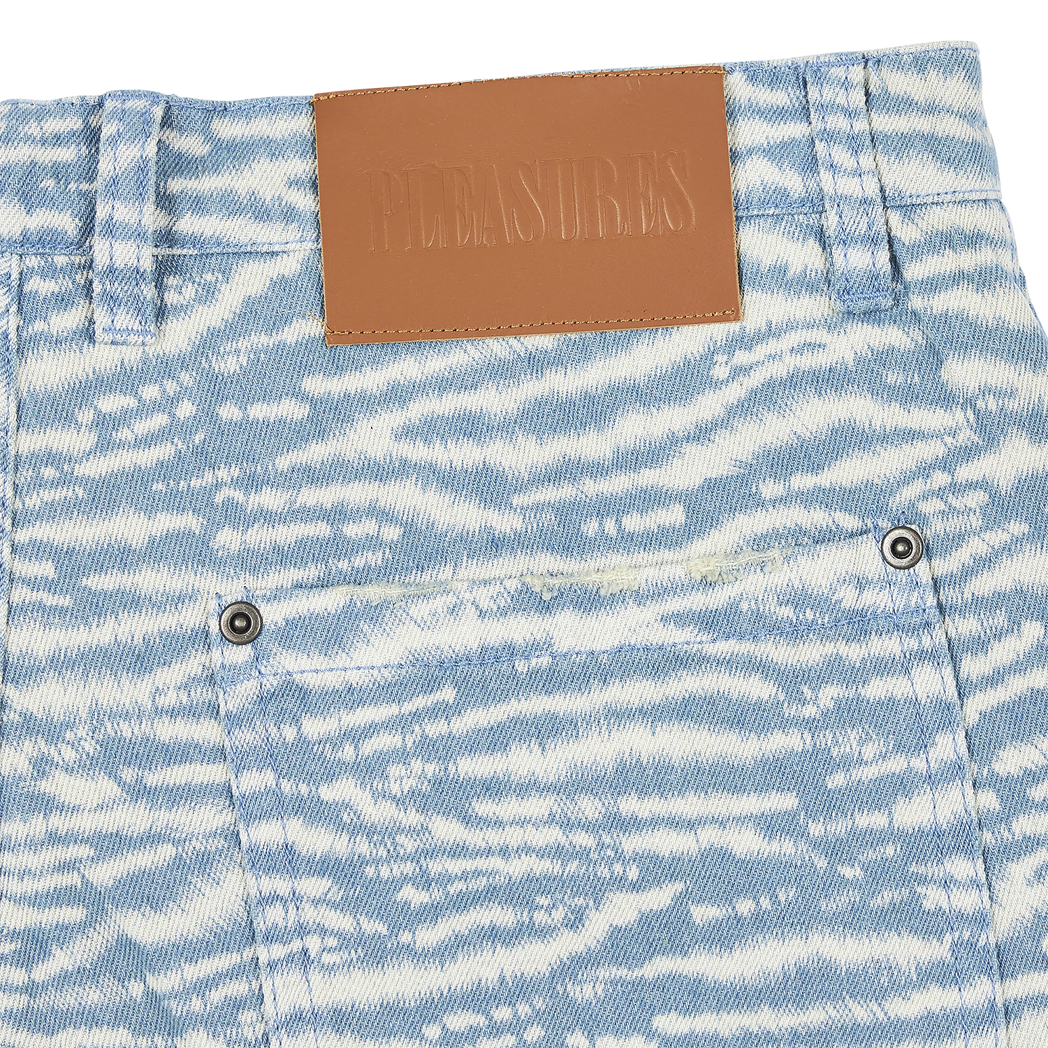 Saturn Denim Shorts - Blue