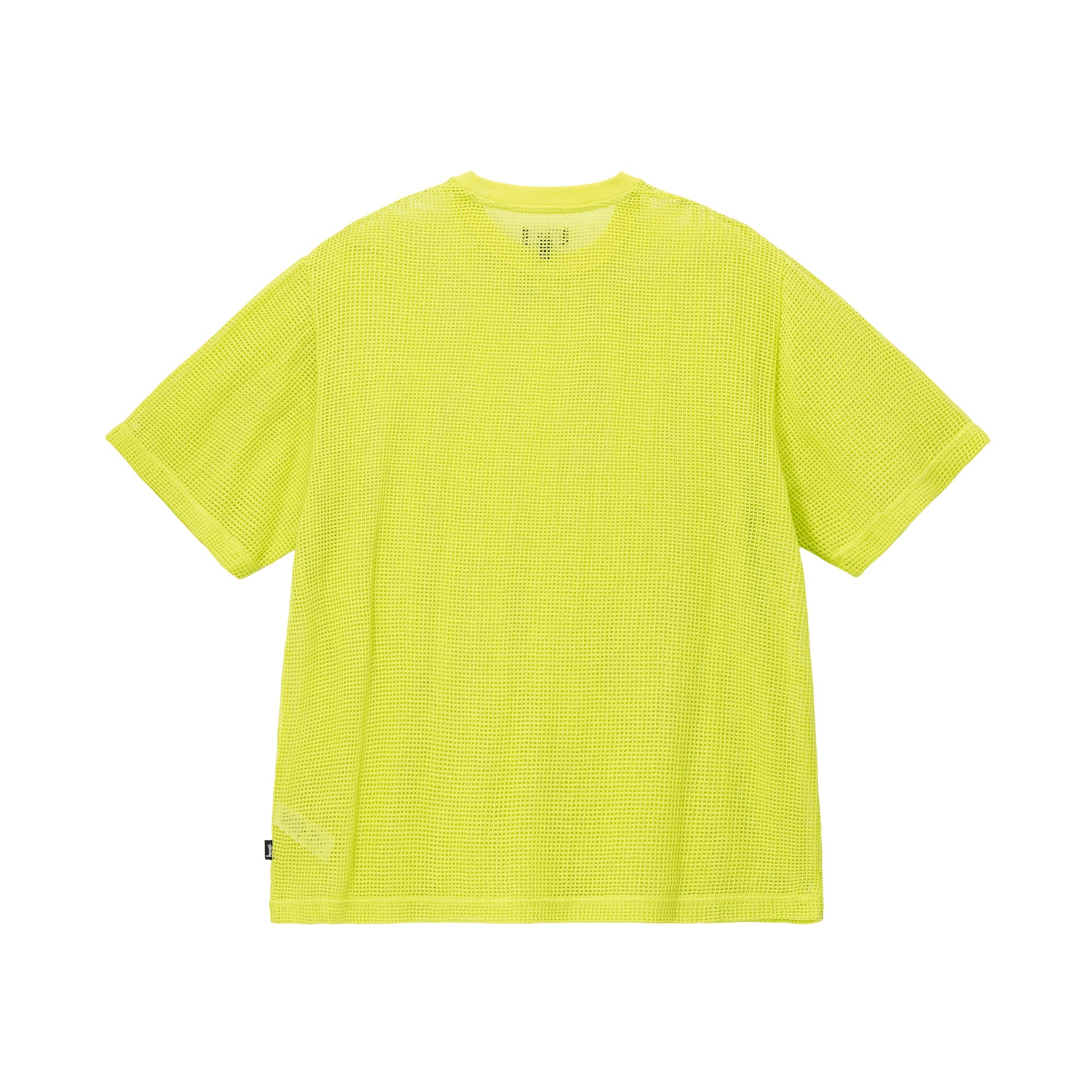 Cotton Mesh SS Crew - Lime