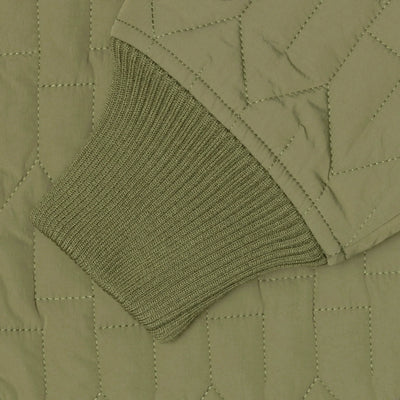 S Quilted Liner Jacket - Olive