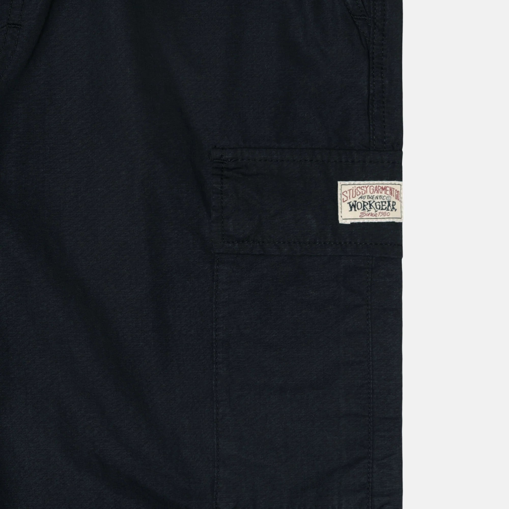 Ripstop Cargo Beach Pant - Black